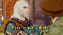 Geralt Excuse Me GIF - Geralt Excuse Me The Witcher3 GIFs