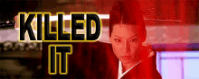 Killed It Kill Bill GIF - Killed It Kill Bill Lucy Liu GIFs