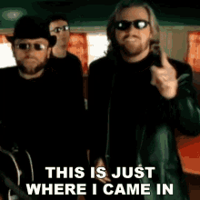 This Is Where I Came In Maurice Gibb GIF - This Is Where I Came In Maurice Gibb Barry Gibb GIFs