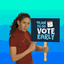 Plan To Go Vote Early Protest GIF - Plan To Go Vote Early Vote Protest GIFs