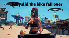 Why Did The Bike Fall Over GIF - Why Did The Bike Fall Over Bike Fall GIFs