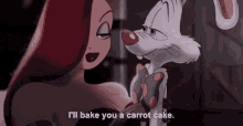 Jessica Rabbit Carrot Cake GIF - Jessica Rabbit Carrot Cake Roger Rabbit GIFs