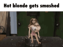 Blonde Barbie GIF - Blonde Barbie Smash GIFs