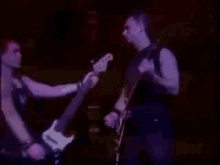 playing guitar strumming plucking duo electric guitar playing guitar strumming plucking duo electric guitar