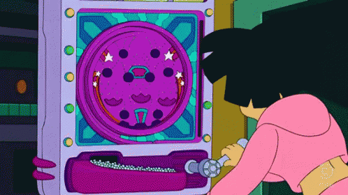 Pachinko GIF - Pachinko Japanese Pinball Game Futurama GIFs