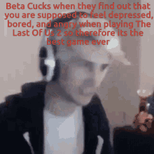 beta cuck last of us2 mad made this shame awards colon d