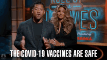the covid19vaccines are safe russell wilson ciara roll up your sleeves nbc
