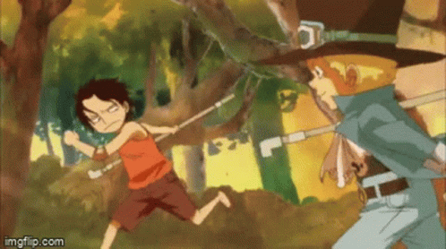 One Piece Fight Together Gif One Piece Fight Together Luffy Discover Share Gifs