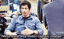 Meep Morp Zeep Robot Captain Engage GIF - Meep Morp Zeep Robot Captain Engage Jake GIFs