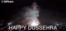 Happy Dussehra Gifkaro GIF - Happy Dussehra Gifkaro Flaming GIFs