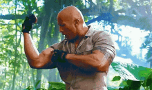 The Rock Muscles GIF - The Rock Muscles Flex GIFs