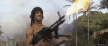 Rambo Bad Ass GIF - Rambo Bad Ass Gun GIFs