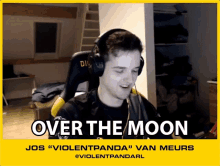 Over The Moon Jos Van Meurs GIF - Over The Moon Jos Van Meurs Violentpanda GIFs