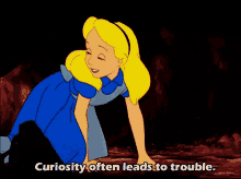 Alice In Wonderland Curiosity GIF - Alice In Wonderland Wonderland Alice GIFs