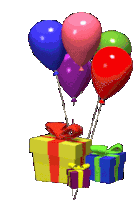 Aniversário Balloons Sticker - Aniversário Balloons Gifts Stickers