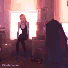 is spider man grounded gwendolyn stacy spider gwen spider man across the spider verse can spider man leave