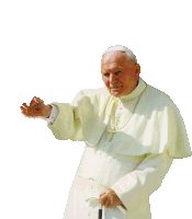 Pápaáldása Pope Sticker - Pápaáldása Pope Stickers