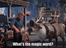 Frozen Magic Word GIF - Frozen Magic Word Kristoff GIFs