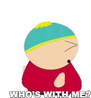 Whoswith Me Eric Cartman Sticker - Whoswith Me Eric Cartman South Park Stickers
