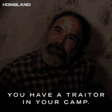 You Have A Traitor In Your Camp Saul Berenson GIF - You Have A Traitor In Your Camp Saul Berenson Mandy Patinkin GIFs