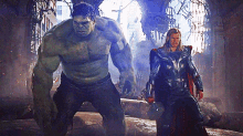 Hulk Smash Thor GIF - Hulk Smash Hulk Thor GIFs