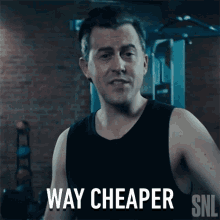 Way Cheaper Saturday Night Live GIF - Way Cheaper Saturday Night Live This Is Very Cheap GIFs