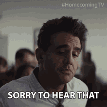 Sorry To Hear That Bobby Cannavale GIF - Sorry To Hear That Bobby Cannavale Colin Belfast GIFs