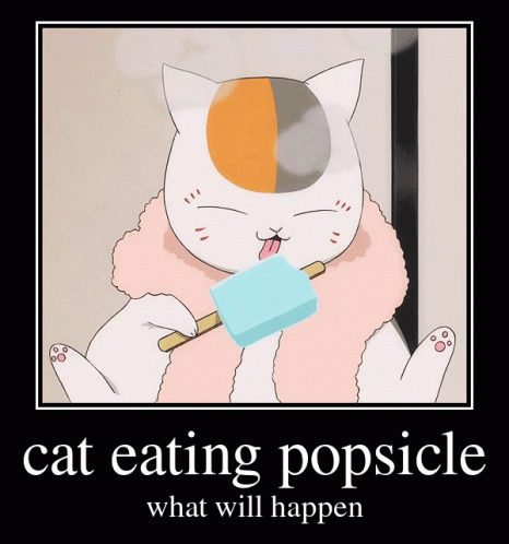 Popsicle Cat GIF Popsicle Cat Nyanko Sensei Discover Share GIFs