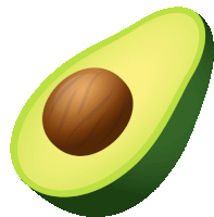 Avocado Food Sticker - Avocado Food Joy Pixels Stickers