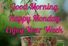 Happy Monday Monday Morning GIF - Happy Monday Monday Morning Enjoy Your Week GIFs
