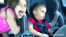 Make Faces Baby Boy GIF - Make Faces Baby Boy Brother And Sister GIFs
