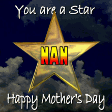 youre a star nan nan gran granny mums day youre a star nan nan gran granny mums day