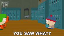 You Saw What Eric Cartman GIF - You Saw What Eric Cartman Kyle Broflovski GIFs