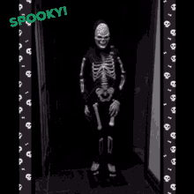 spooky scary skeletons dancing skeleton