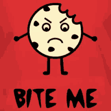 Bite Me GIF - Cookie Bite Me Angry GIFs