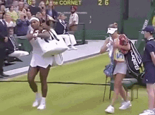 Alize Cornet Serena Williams GIF - Alize Cornet Serena Williams Tennis GIFs