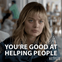 Youre Good Helping People Andy Oliver GIF - Youre Good Helping People Andy Oliver Bella Heathcote GIFs