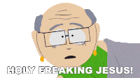Holy Freaking Jesus Mrs Garrison Sticker - Holy Freaking Jesus Mrs Garrison South Park Stickers
