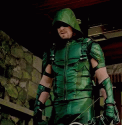 Green Arrow Loo Back GIF - Green Arrow Arrow Loo Back GIFs