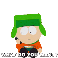 What Do You Want Kyle Sticker - What Do You Want Kyle South Park Stickers