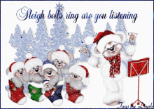 Christmas Songs Christmas Music GIF - Christmas Songs Christmas Music Sleigh Bells Ring GIFs