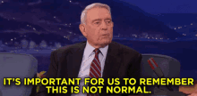 Trump Era GIF - Donald Trump Dan Rather Its Important For Us To Remember This Is Not Normal GIFs