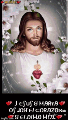 Jesus Y Maria Corazon GIF - Jesus Y Maria Corazon Alma Mia GIFs
