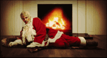 Billy Bob Thornton Fireplace GIF - Billy Bob Thornton Fireplace Bad Santa GIFs