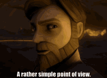 A Rather Simple Point Of View Obi Wan Kenobi GIF - A Rather Simple Point Of View Obi Wan Kenobi The Clone Wars GIFs