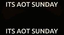 Aot Sunday GIF - Aot Sunday Attack On Titan GIFs