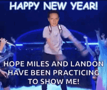 happy new year 2019 greetings dancing newyear