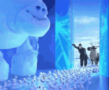 Frozen Fever Snowgie GIF - Frozen Fever Snowgie Marshmellow GIFs