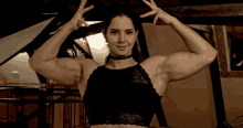 girl muscle