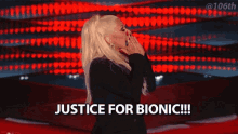 Christina Aguilera Justice For Bionic GIF - Christina Aguilera Justice For Bionic Shout GIFs